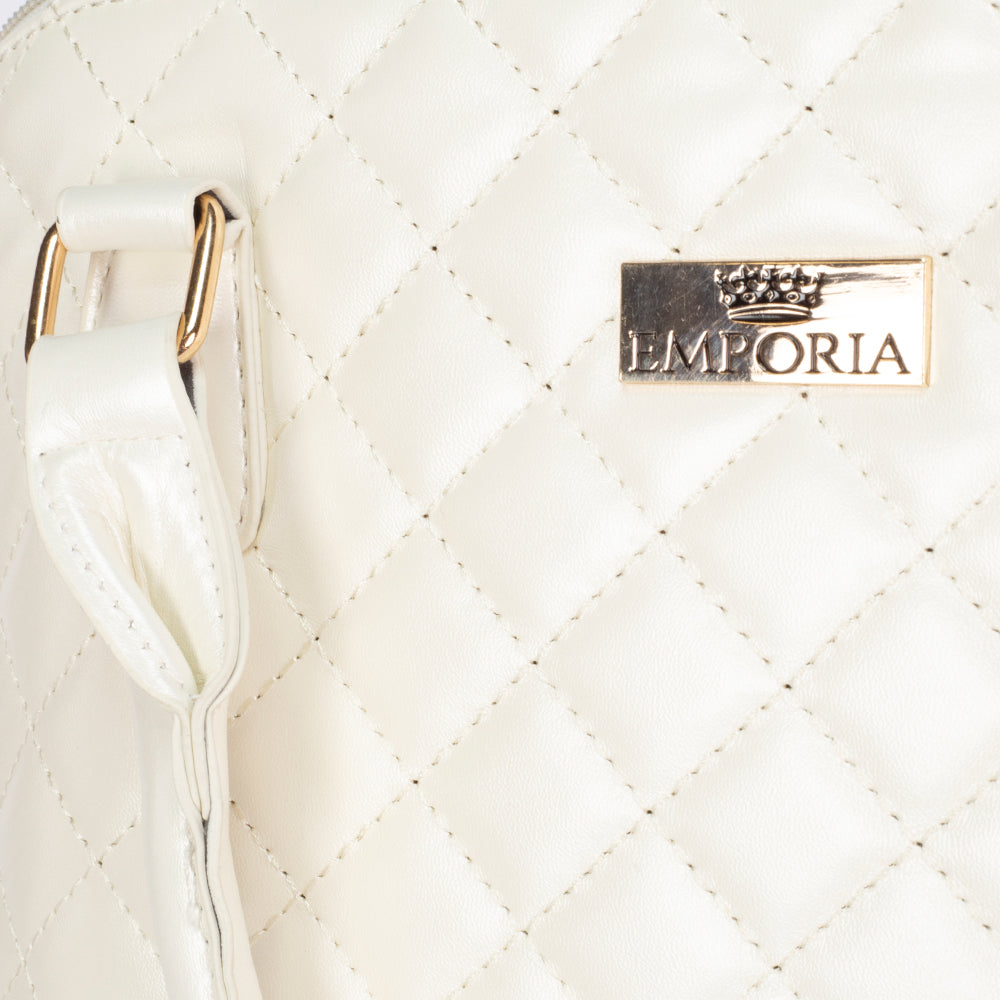 Emporia 2024 Sommerkollektion - "Leuchtende Glückseligkeit", 5-teiliges Taschenset; weiß 16 