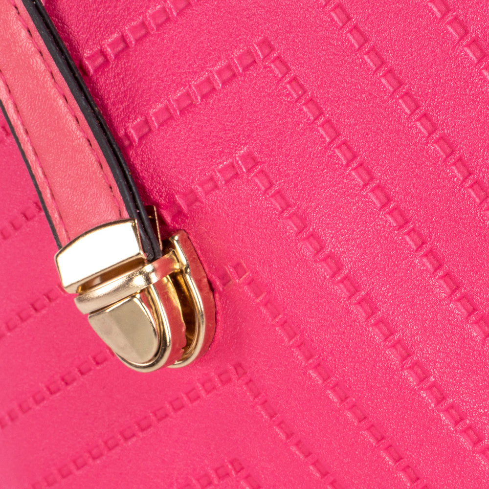 Emporia 2024 Sommerkollektion - "Tropisch", 6-teiliges Taschenset; pink