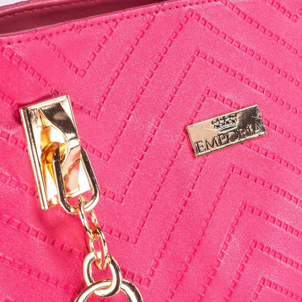 Emporia 2024 Sommerkollektion - "Tropisch", 6-teiliges Taschenset; pink 14 