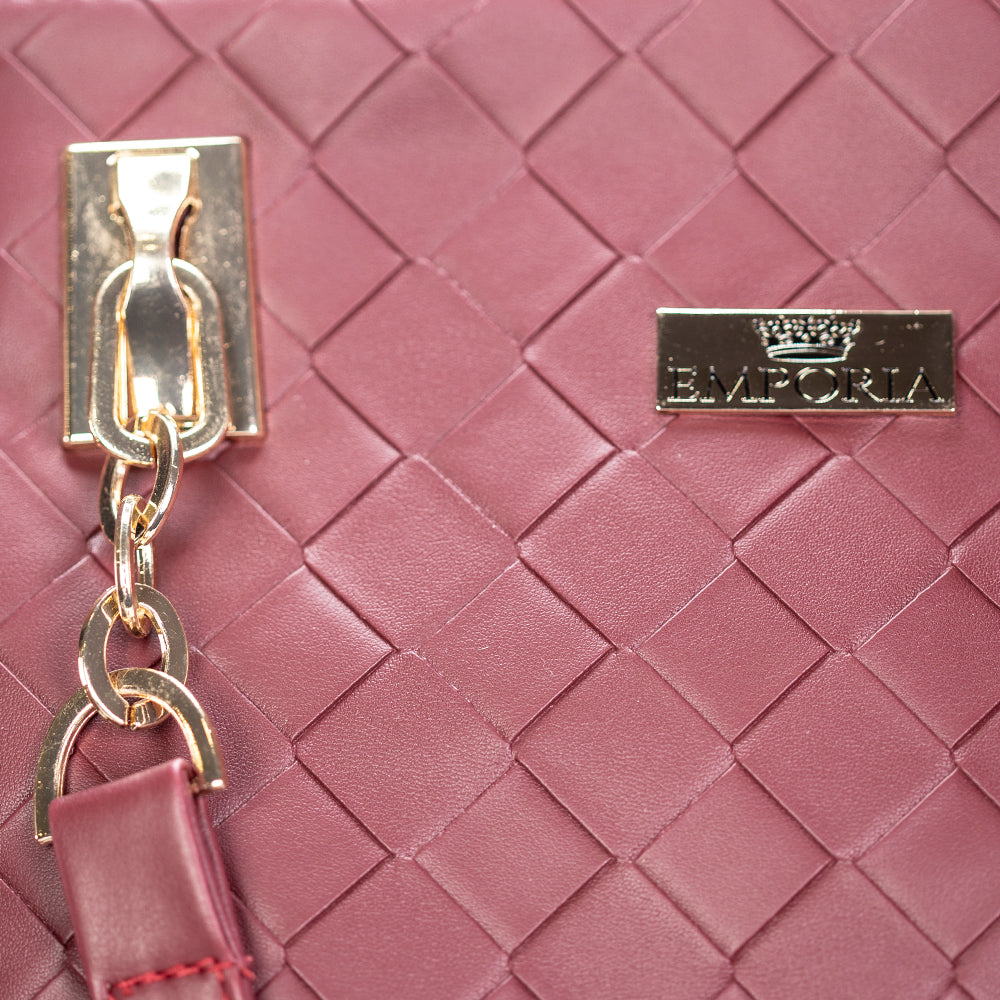 Emporia 2025 Frühjahrskollektion - „Rote Orchidee“, 6-teiliges Taschenset; rot 2 