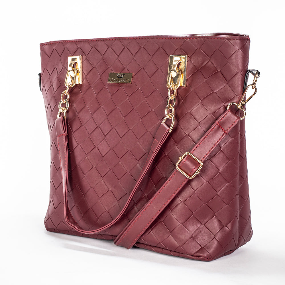 Emporia 2025 Frühjahrskollektion - „Rote Orchidee“, 6-teiliges Taschenset; rot 12 