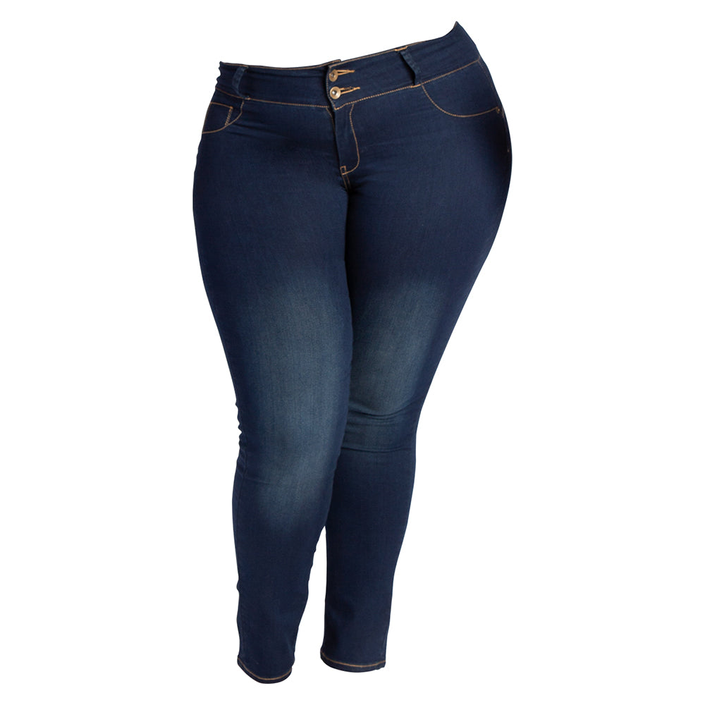 MyFit Jeans Leggings - Leggings in Denim-Optik, die zu jedem Körpertyp passen (EU size: 44-50) 3 
