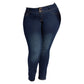 MyFit Jeans Leggings - Leggings in Denim-Optik, die zu jedem Körpertyp passen (EU size: 44-50)