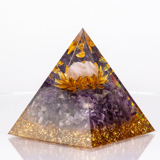 Pyramiden-Talisman "Goldenes Licht Verbindung"