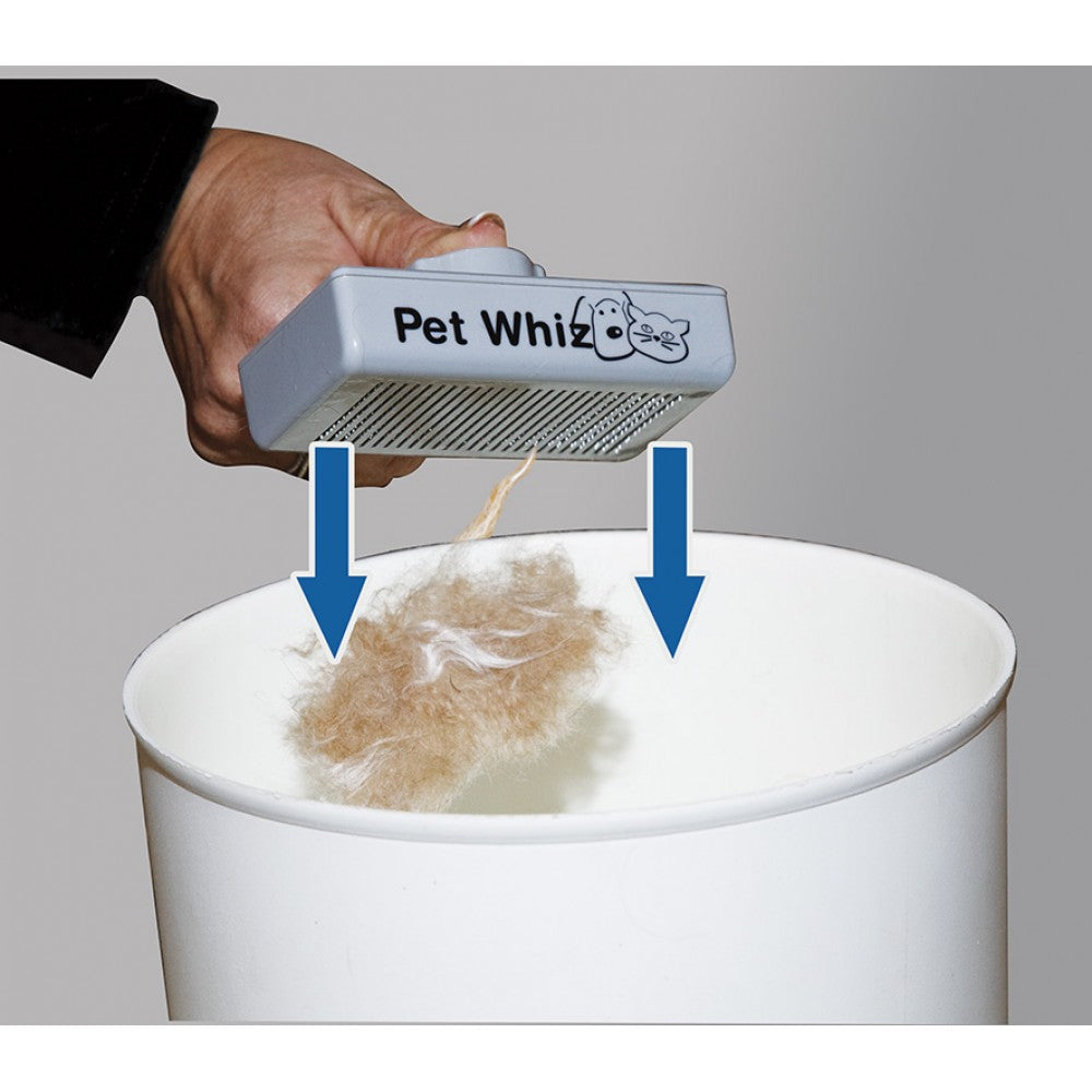 PET WHIZ – Selbstreinigende Bürste für Hunde und Katzen 1 