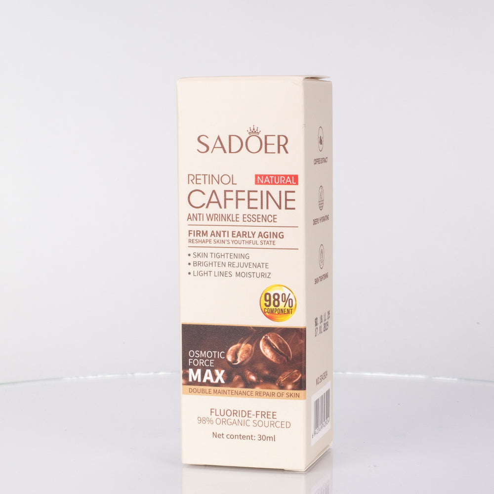 SADOER Anti-Falten-Gesichtsserum mit Retinol und Koffein 3 