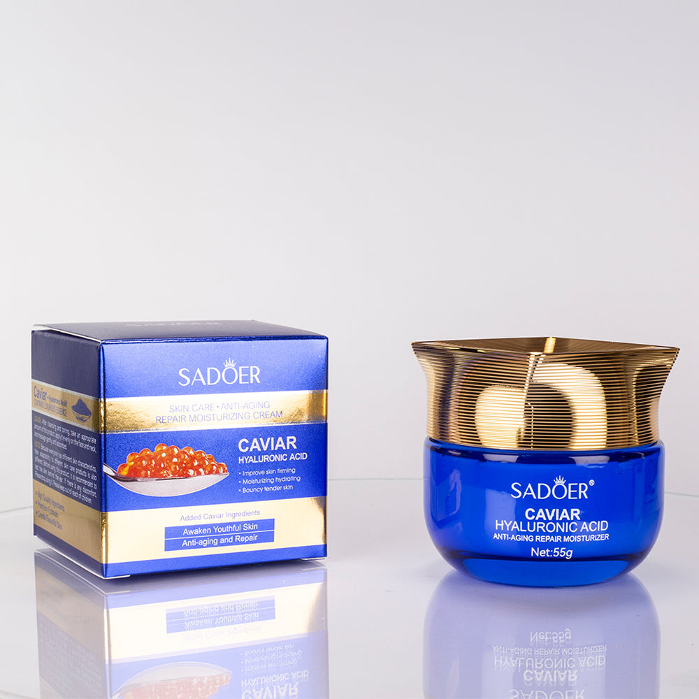SADOER Anti-Aging- und regenerierende Gesichtscreme mit Kaviar und Hyaluronsäure 1 