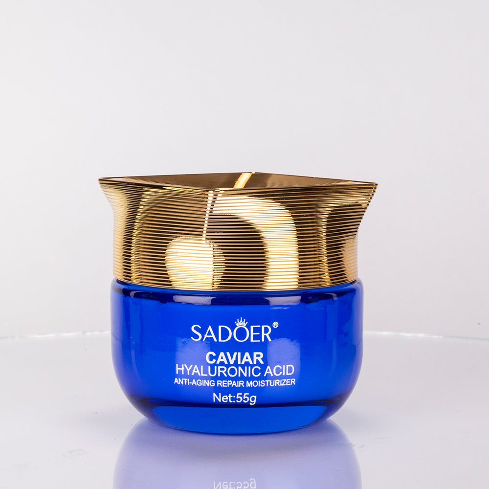 SADOER Anti-Aging- und regenerierende Gesichtscreme mit Kaviar und Hyaluronsäure