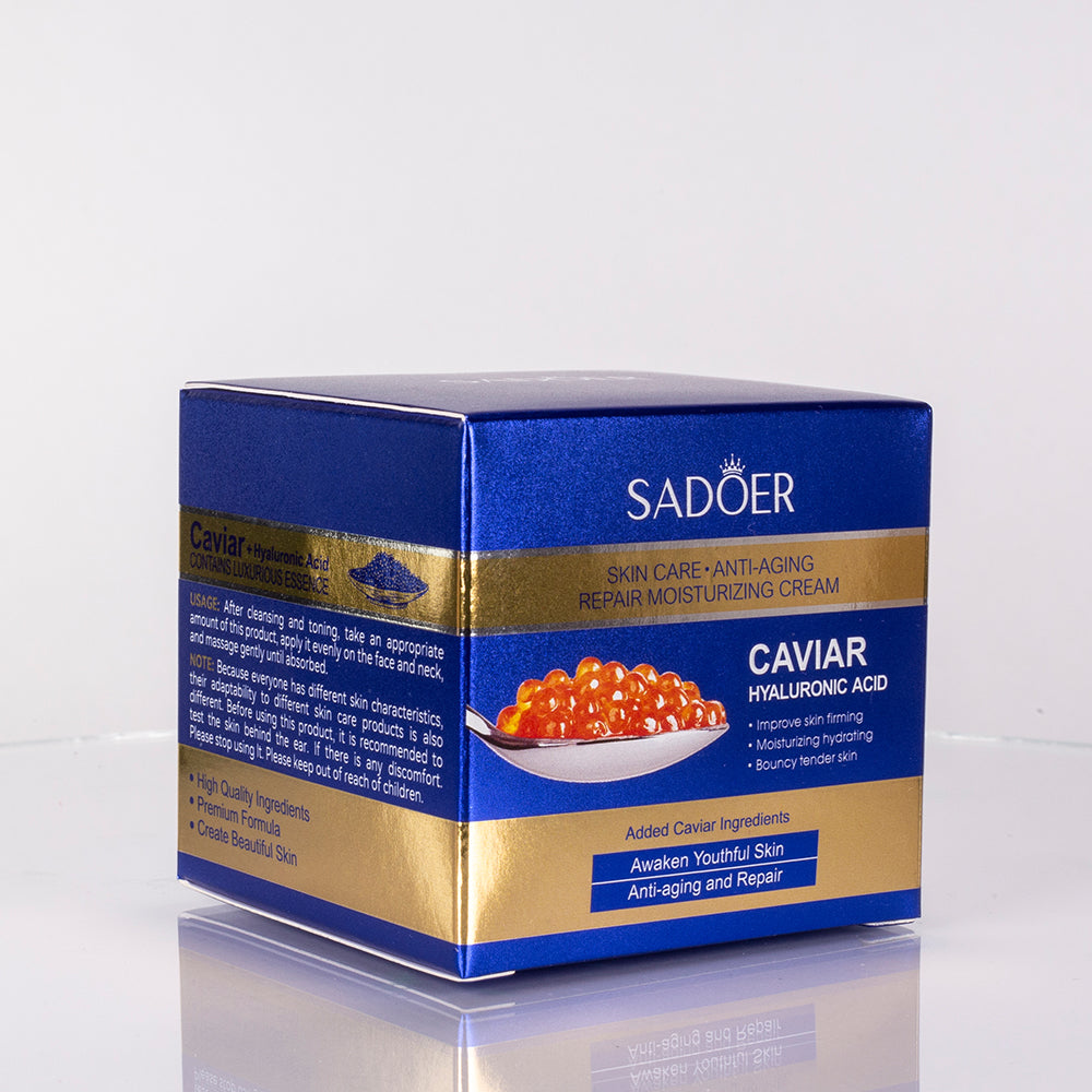 SADOER Anti-Aging- und regenerierende Gesichtscreme mit Kaviar und Hyaluronsäure 3 