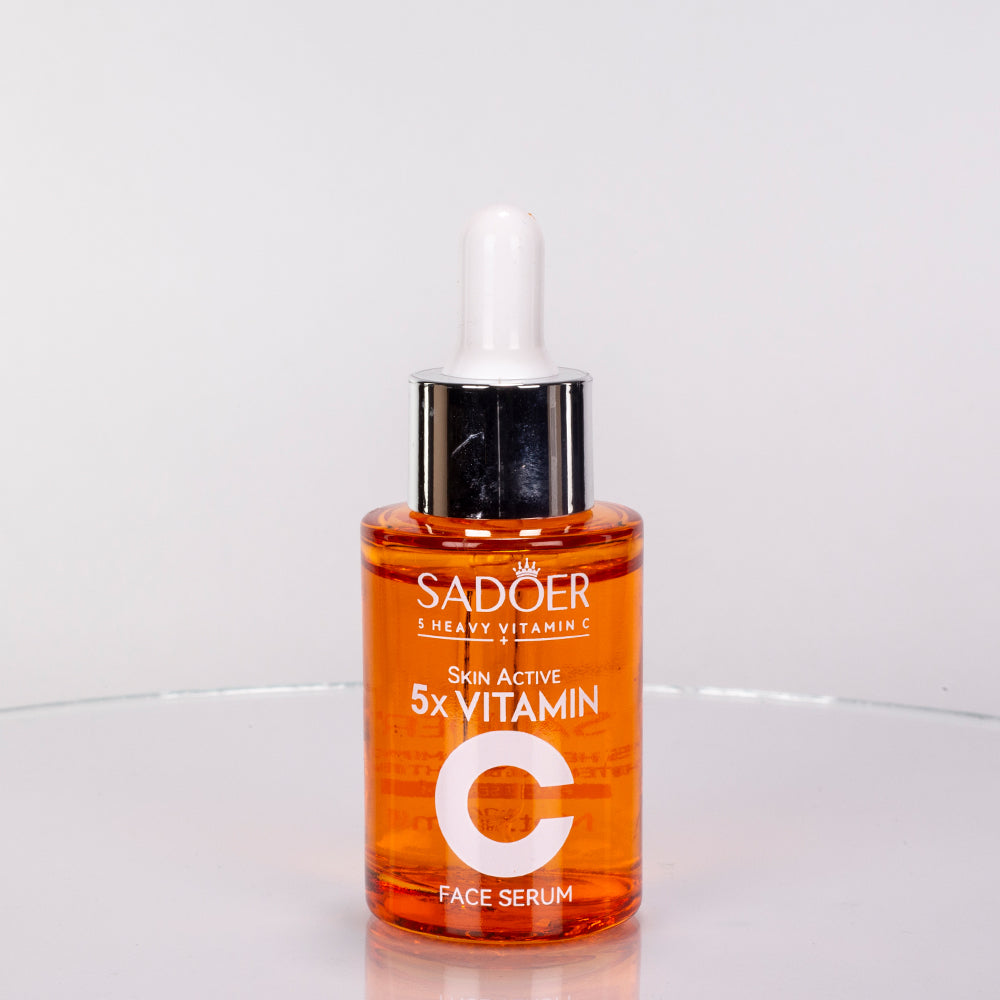 SADOER 5-fach Vitamin-C Hautbild ausgleichendes und feuchtigkeitsspendendes Gesichtspflege-Geschenkset – 6-teilig 5 