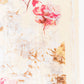 Schal "Blüten und Buchstaben", 85 x 180 cm, Weiß, 100% vegane Seide