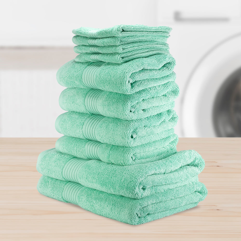 100% Cotton Extra Soft 5 + 5 pcs Towel set, OFF-WHITE 7 