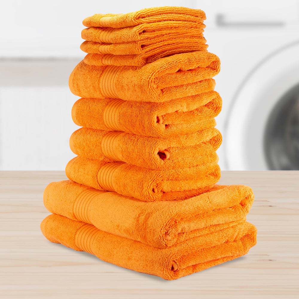 100% Cotton Extra Soft 5 + 5 pcs Towel set, OFF-WHITE 11 