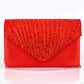 Tasche aus goldplattierter Legierung mit rotem Emporia®-Kristall und weißem Emporia® Kristall