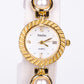Uhr aus goldplattierter Legierung mit weißem Emporia® Kristall