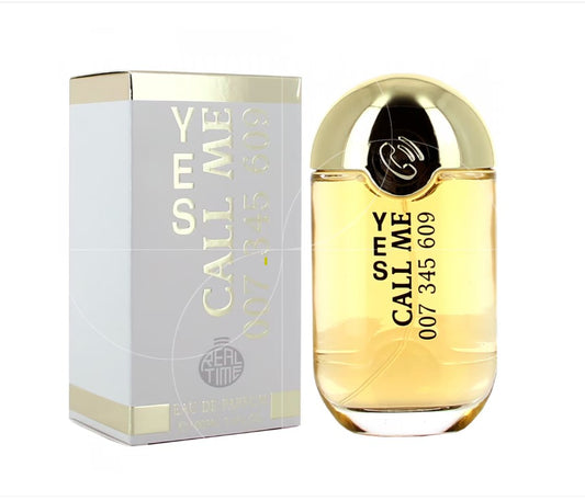 100 ml Real Time Yes Call Me, Eau de Parfum, floraler und fruchtiger Duft mit süßen und orientalischen Noten