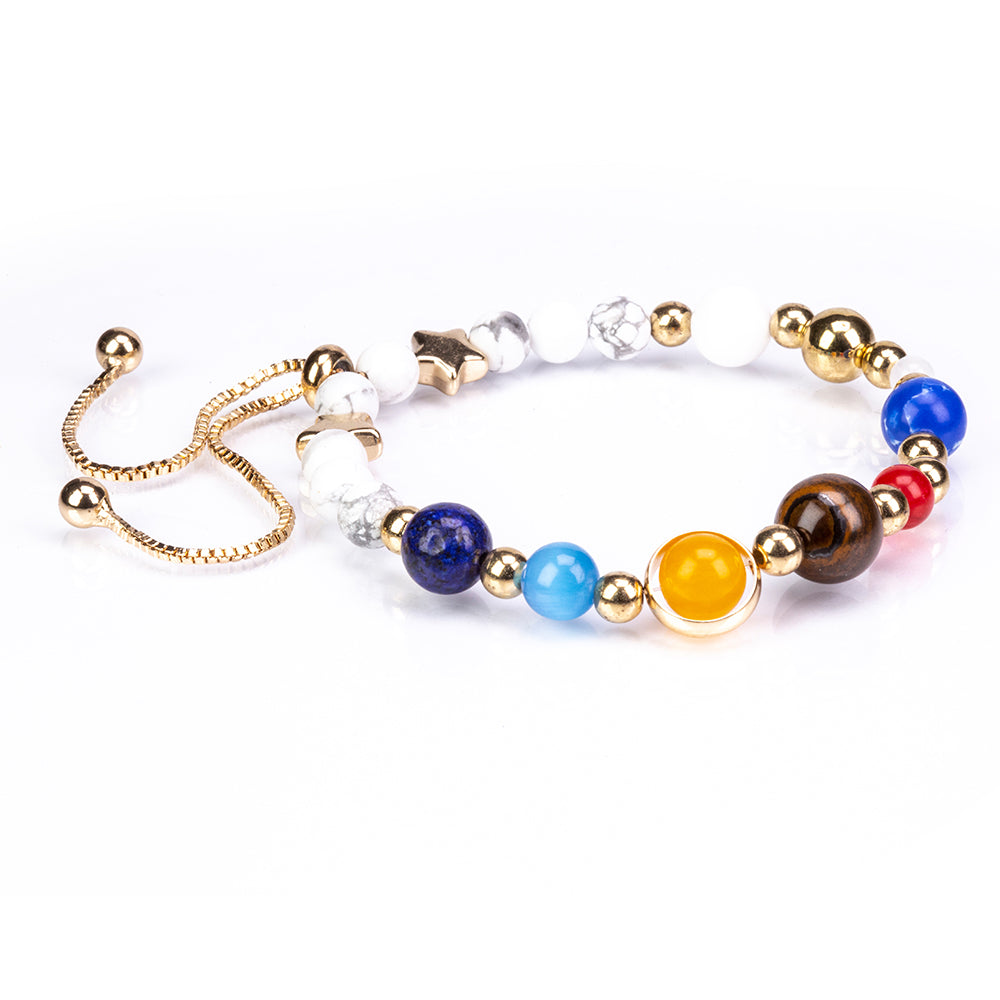 Armband aus goldplattiertesr Legierung mit Karneol und Tigerauge 2 