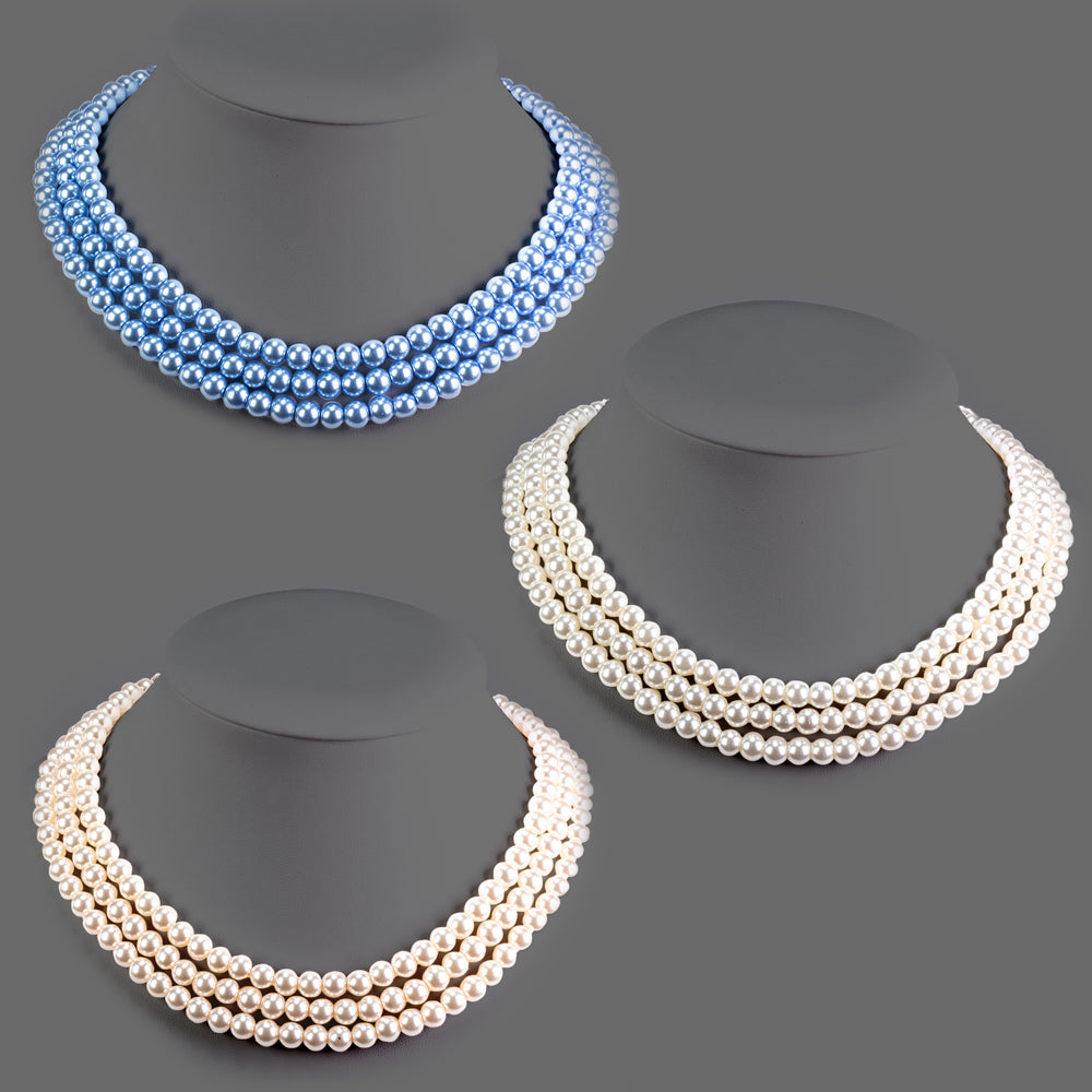 Schmuckgarnitur aus aus goldplattierter Legierung mit Glasperle 1 