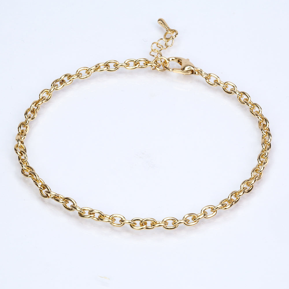 Schmuckgarnitur aus aus goldplattierter Legierung mit Glasperle 4 