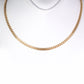Schmuckgarnitur aus aus goldplattierter Legierung mit Glasperle