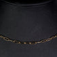 Schmuckgarnitur aus aus goldplattierter Legierung mit Glasperle