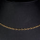 Schmuckgarnitur aus aus goldplattierter Legierung mit Glasperle