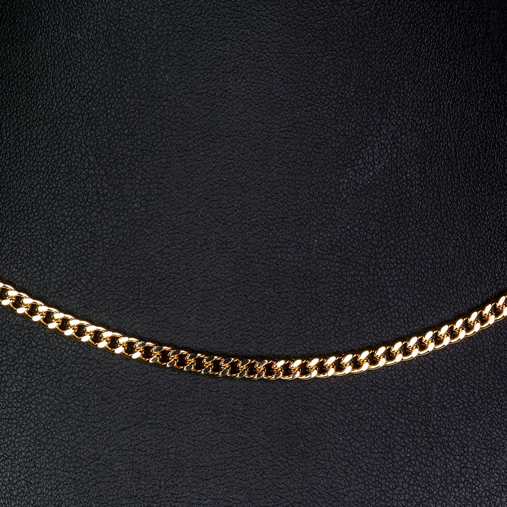 Schmuckgarnitur aus aus goldplattierter Legierung mit Glasperle 19 