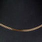 Schmuckgarnitur aus aus goldplattierter Legierung mit Glasperle