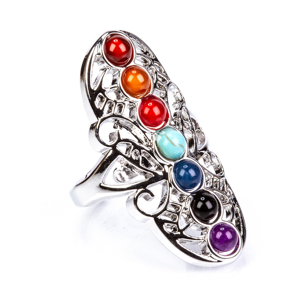Schmuckgarnitur aus aus goldplattierter Legierung mit rotem Achat und Amethyst