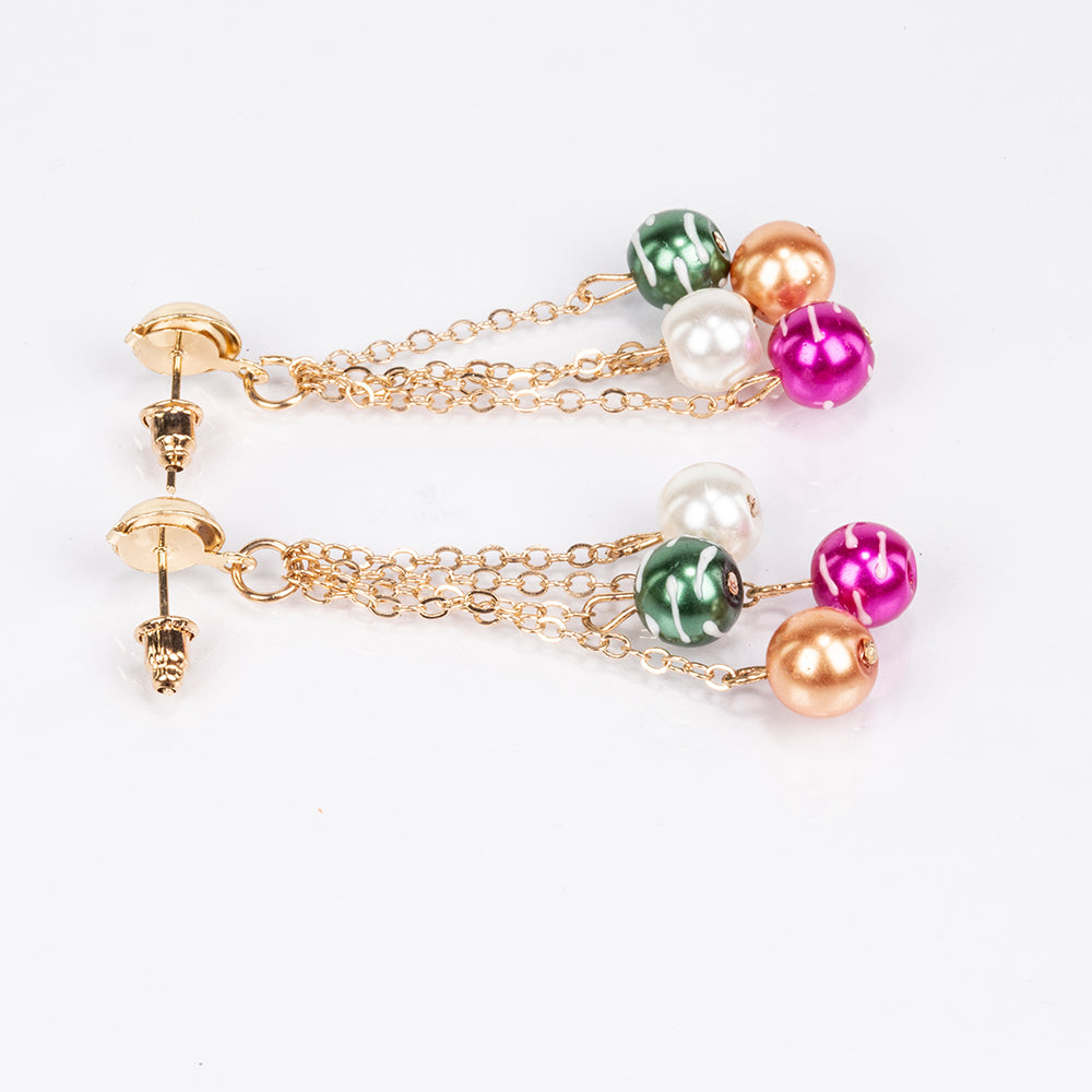 Schmuckgarnitur aus aus goldplattierter Legierung