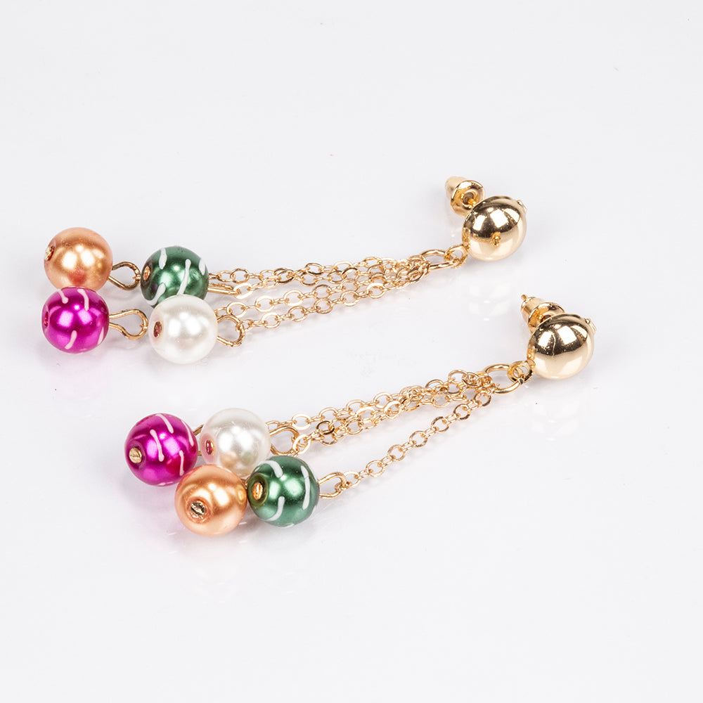 Schmuckgarnitur aus aus goldplattierter Legierung