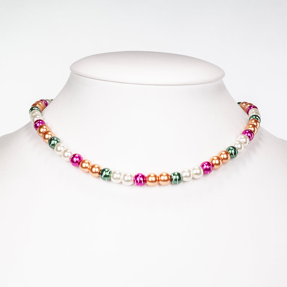 Schmuckgarnitur aus aus goldplattierter Legierung