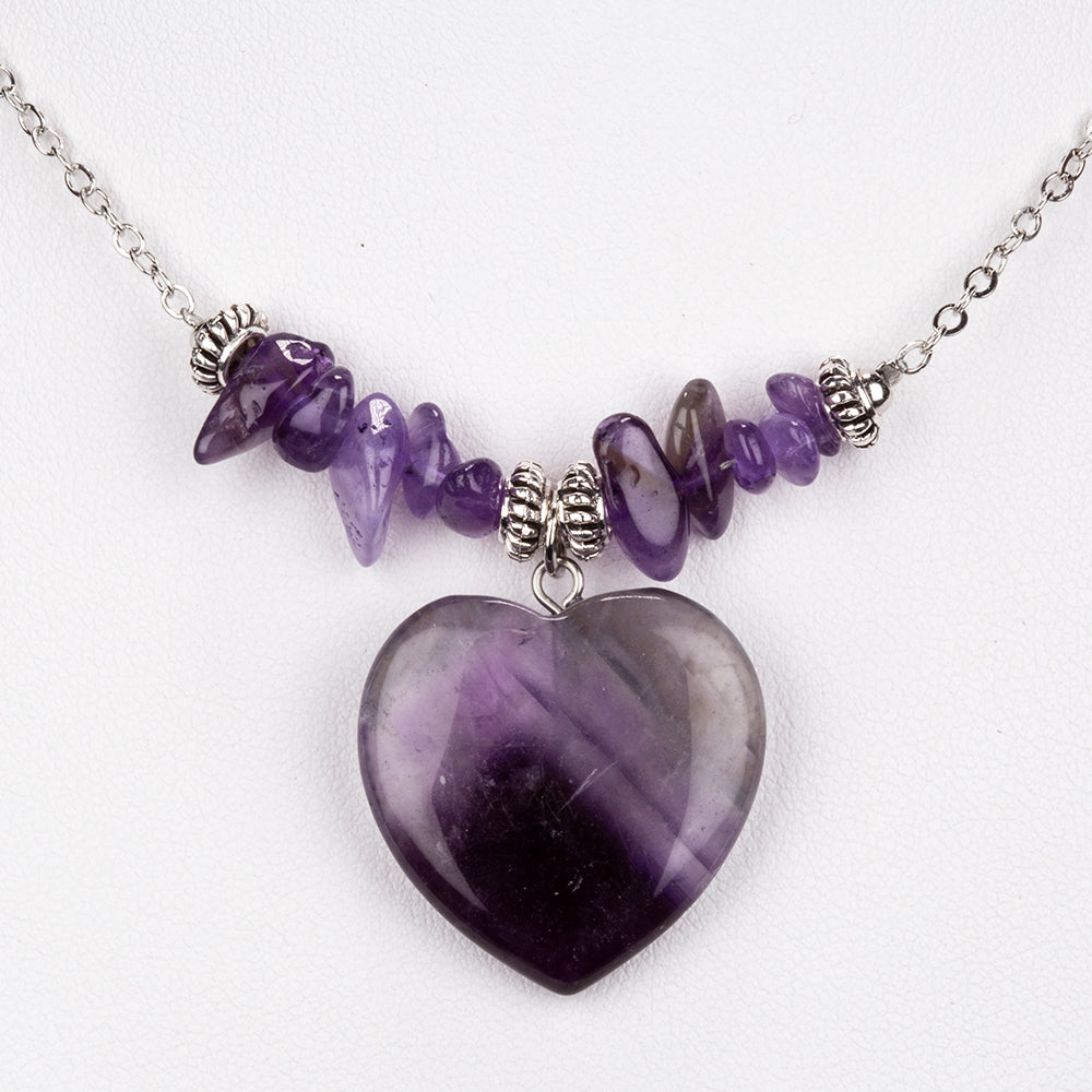 Schmuckgarnitur aus aus goldplattierter Legierung mit Amethyst 2 