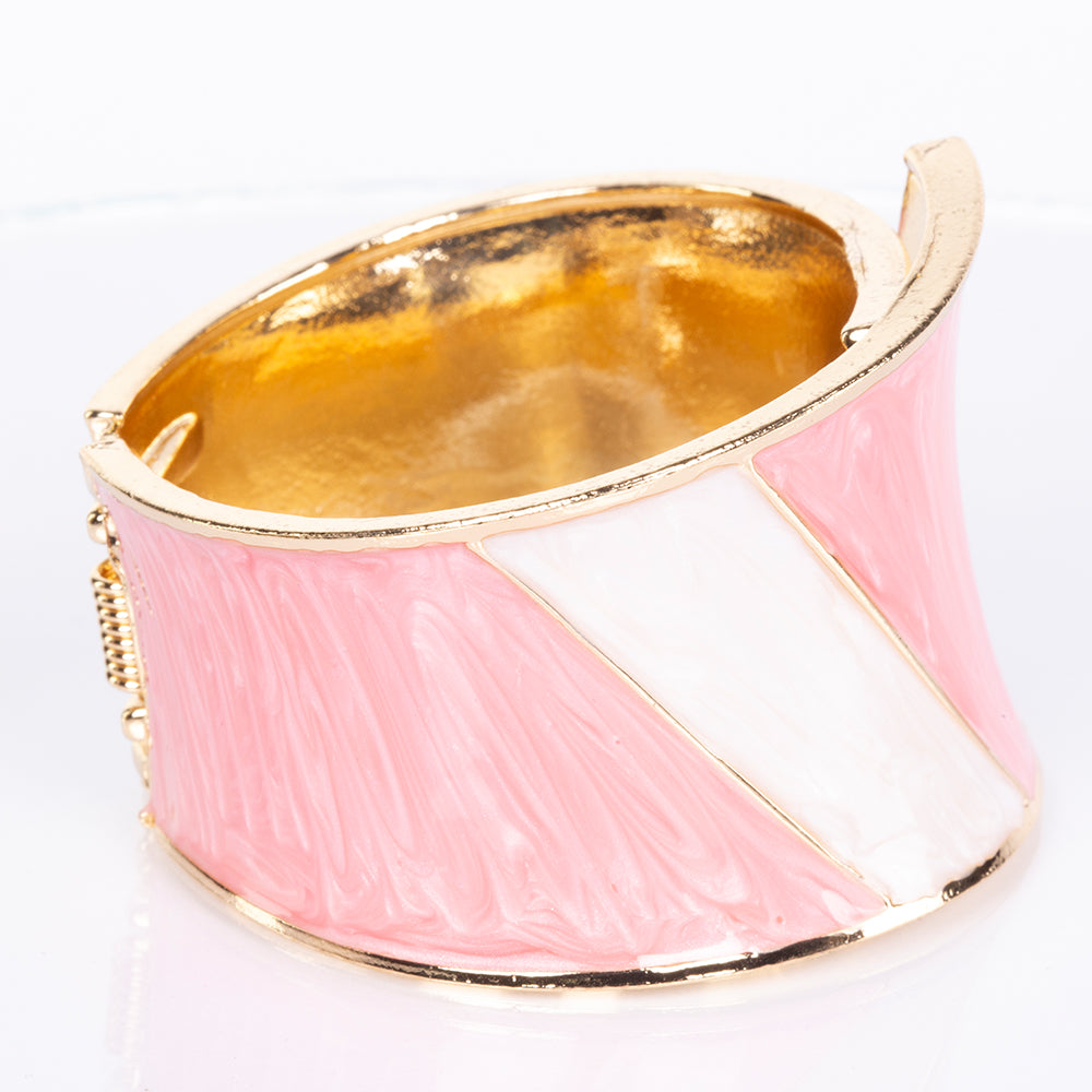Armband aus goldplattiertesr Legierung mit Emaille