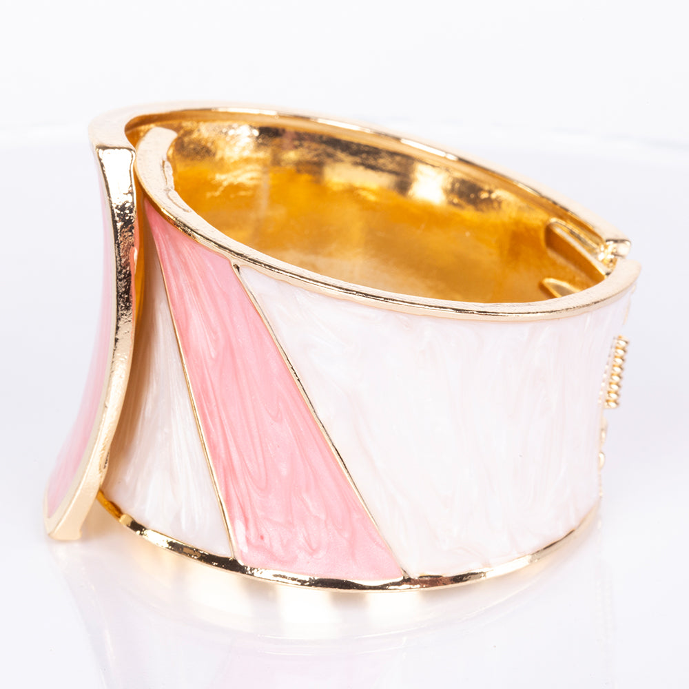Armband aus goldplattiertesr Legierung mit Emaille