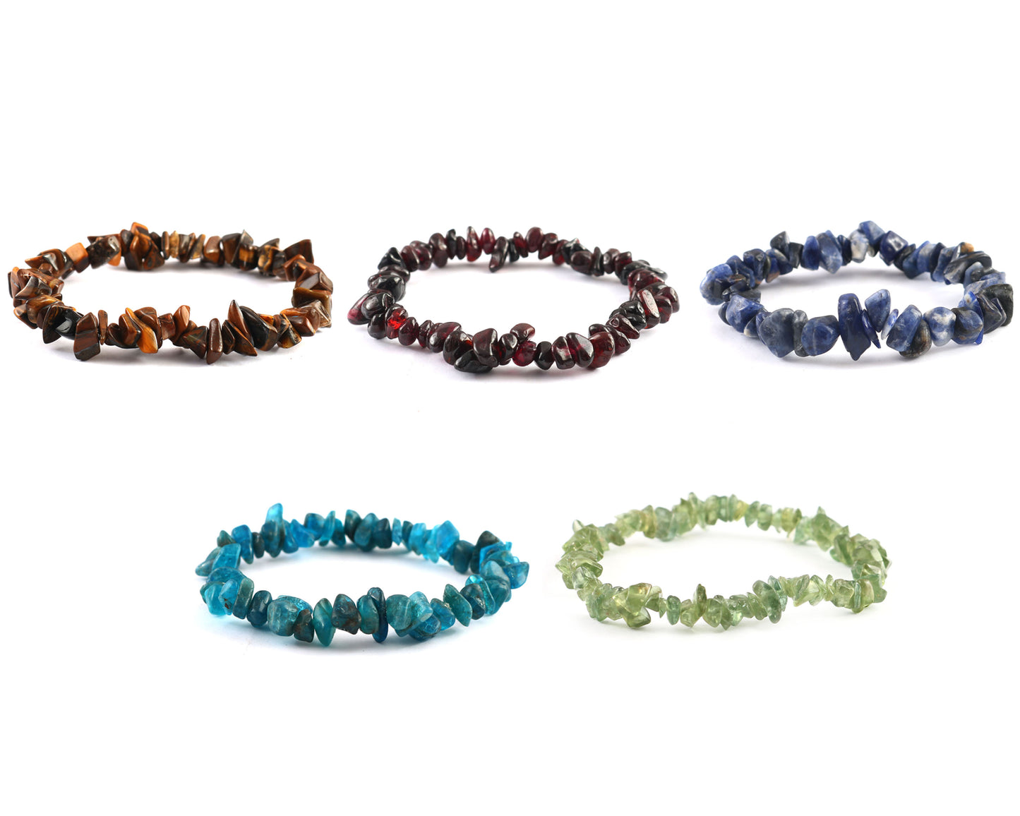 Schmuckgarnitur aus Nugget mit Labradorit und Zitrin