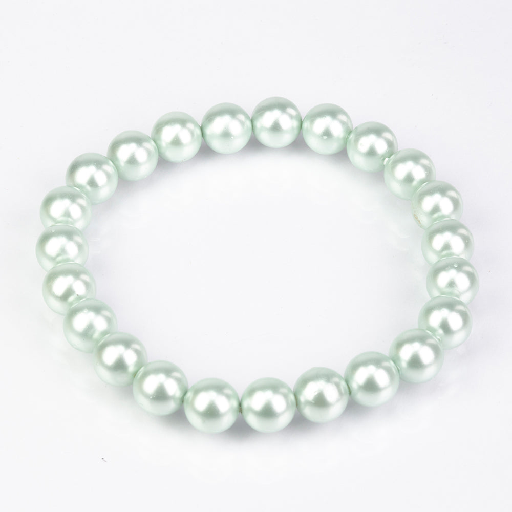 schmuckgarnitur aus Goldplattierte Silber mit Muschelperle 15 