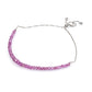 Silberarmband mit Rubin aus Mosambik