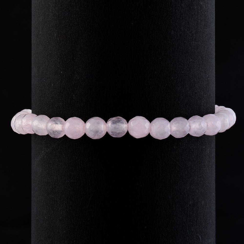 Künstlicher Perle Armband mit Rosenquarz 2 