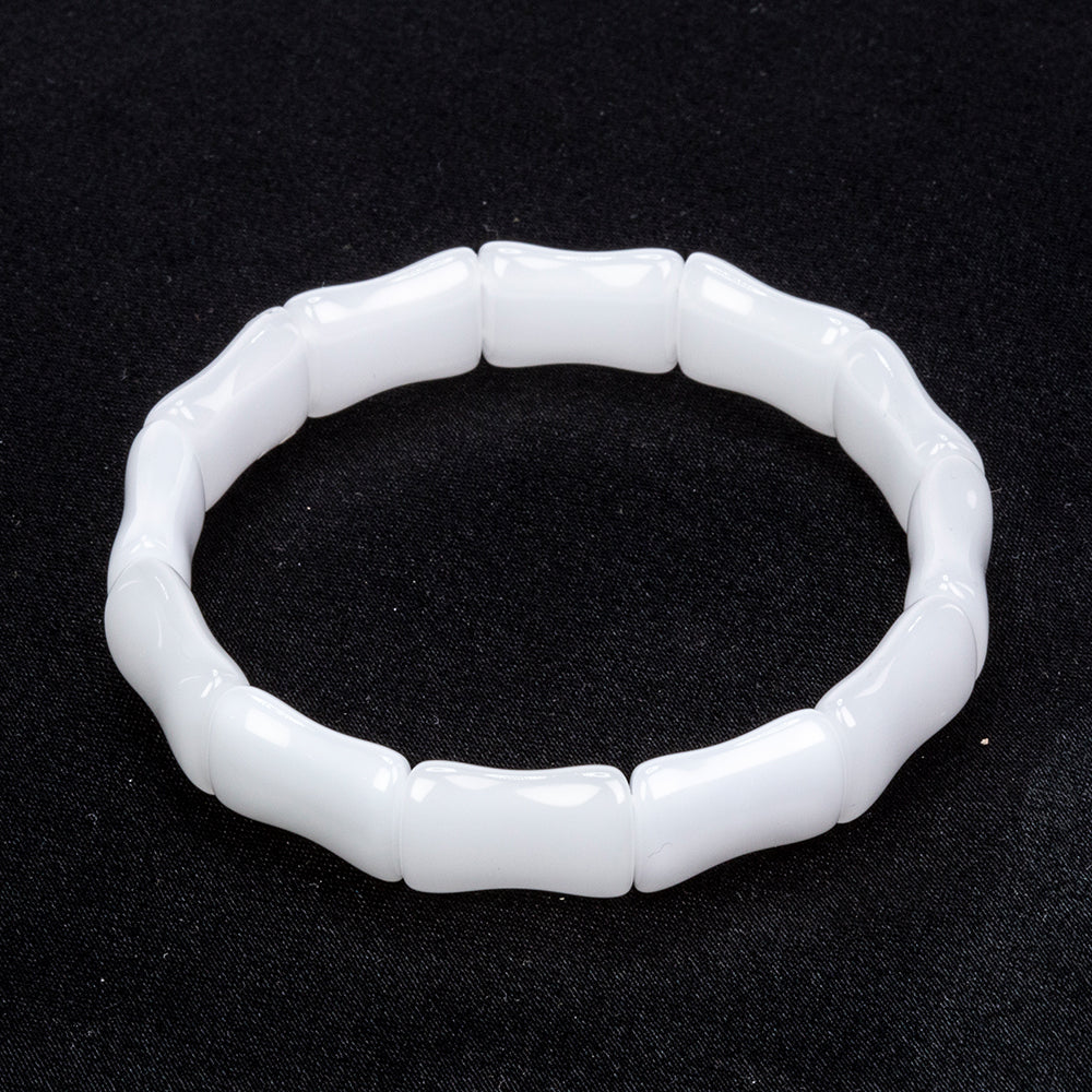 Künstlicher Perle Armband mit weißem Quarz