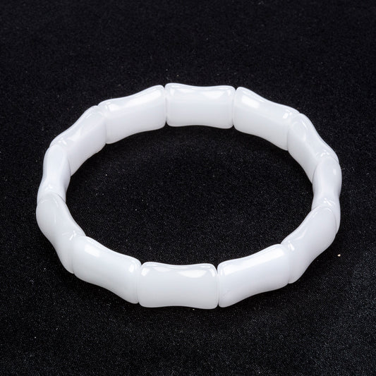 Künstlicher Perle Armband mit weißem Quarz