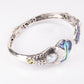 Silberarmband mit Abalone Muschel und Lapislazuli