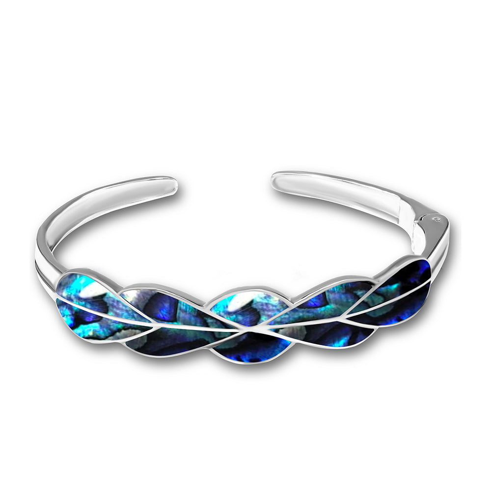 Silberarmband mit Abalone Muschel 1 