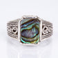 Silberring mit Abalone Muschel