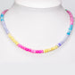 Halskette aus goldplattierter Legierung mit Opal
