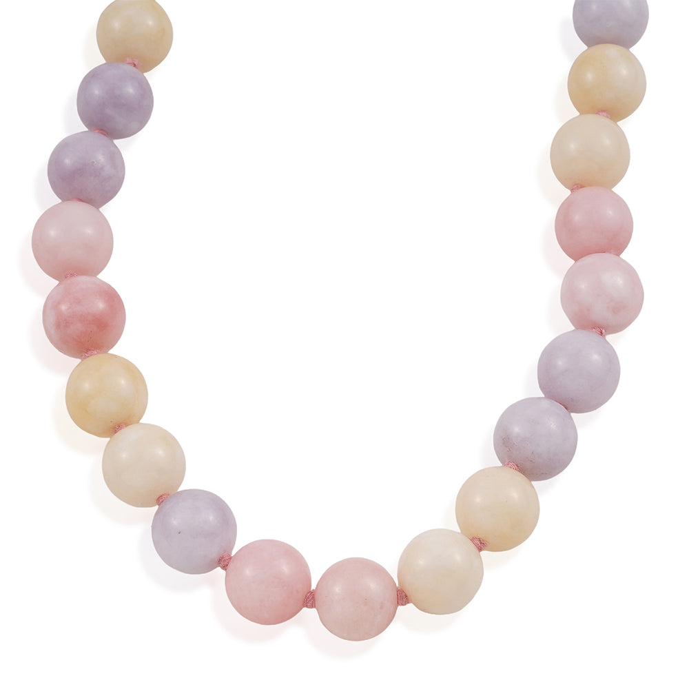 künstlicher Perle Halskette mit Jade