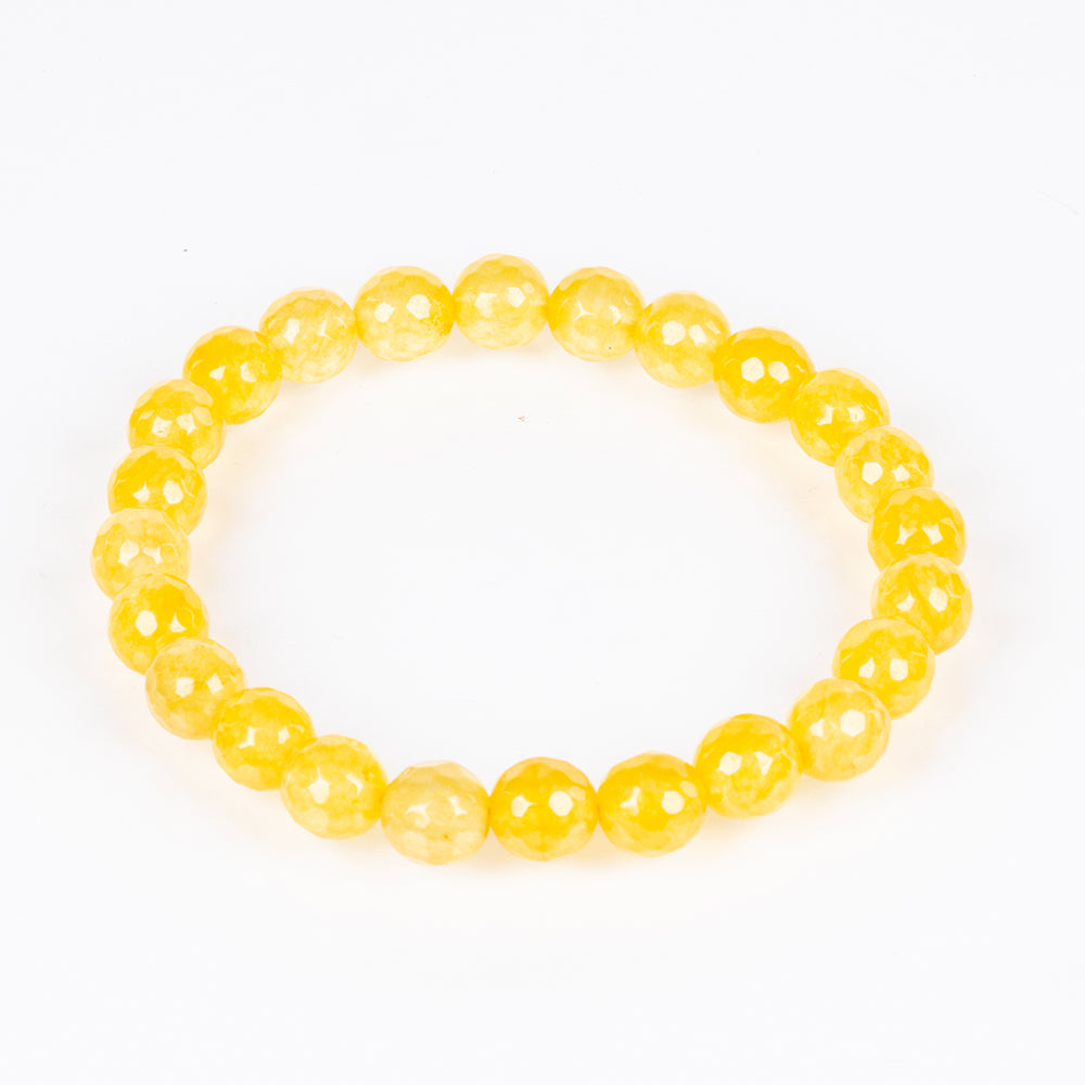 Schmuckgarnitur aus Nugget mit gelbem Jade und grünem Jade 6 