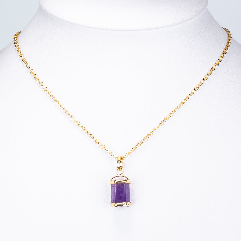 Halskette mit Amethyst 8 