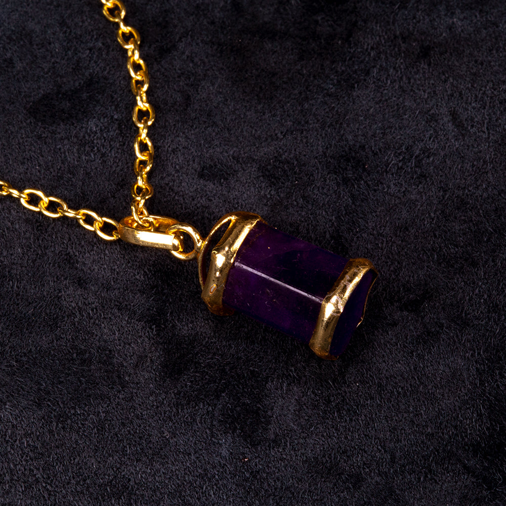 Halskette mit Amethyst 6 