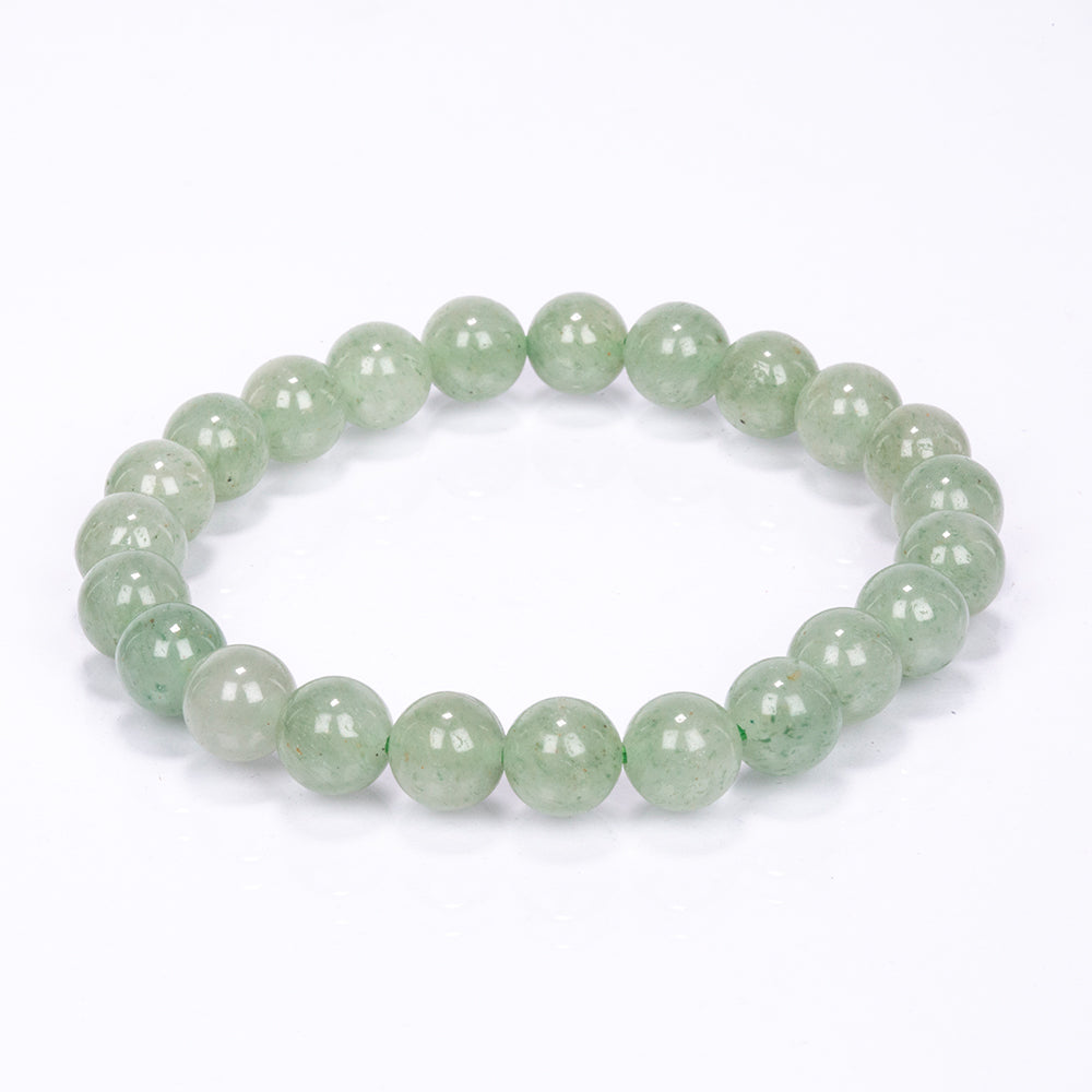 Künstlicher Perle Armband mit grünem Aventurin 1 